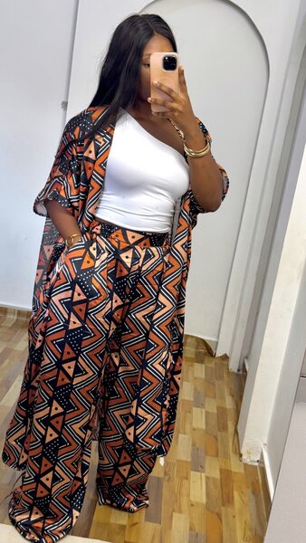 Ensemble Kimono Éthnique