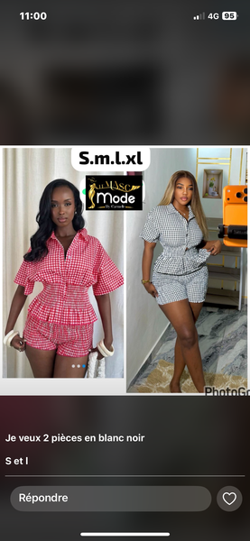 Ensemble Mode Élégante Femme