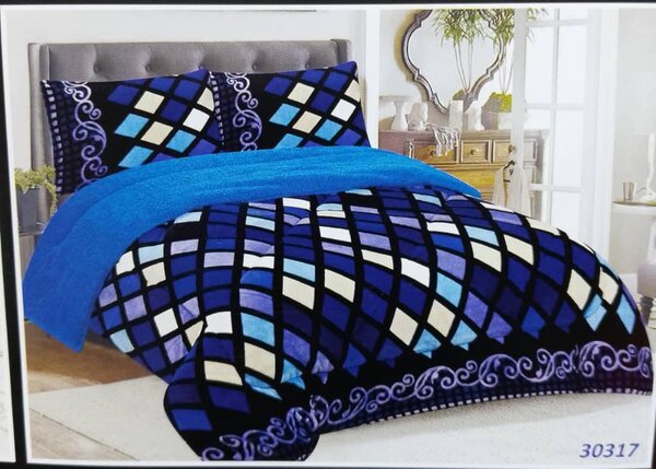 Bedroom set: wool blanket + pillowcases 2pcs