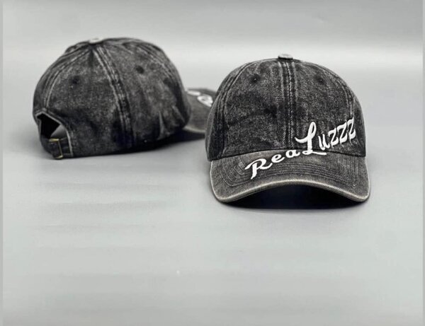 Casquette Denim Noir Unisexe