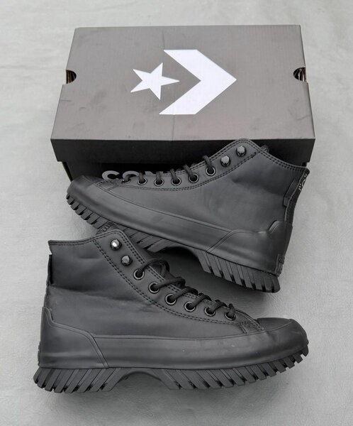 Bottes montantes noires Converse