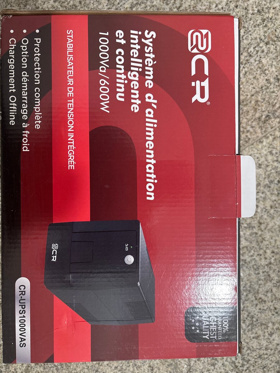 CR UPS 1000VA Power Supply