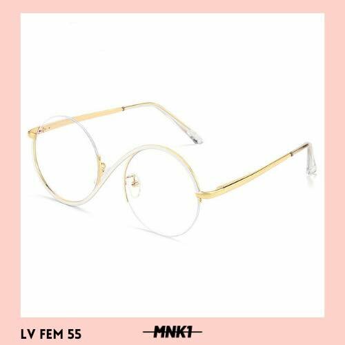 lunettes de solei MNK1 blanc et jaune