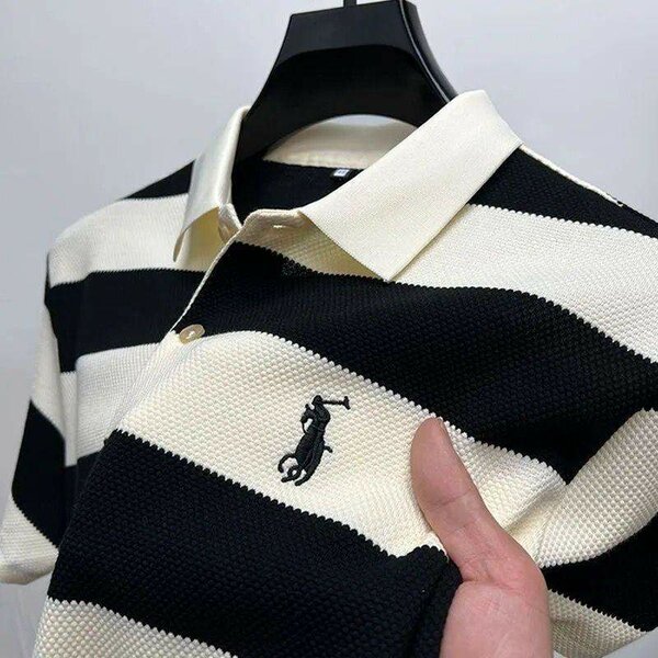 Polo rayé homme classique
