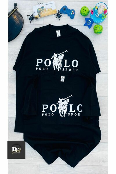 T-shirt stylé noir imprimé