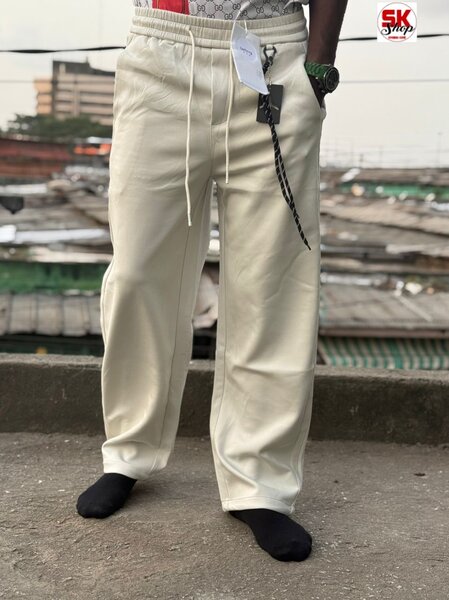 Pantalon de jogging beige