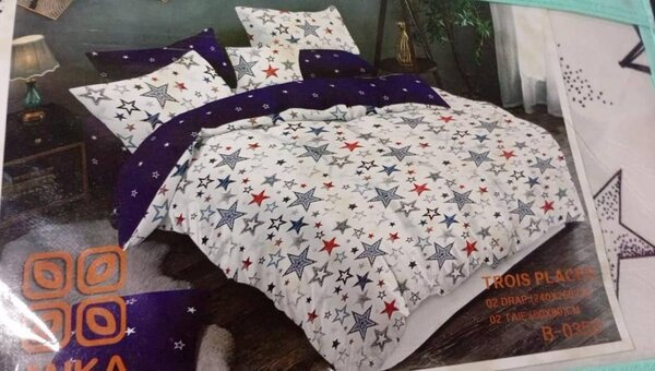 Drap de lit 100% coton