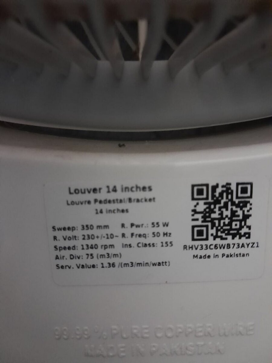 Royal pedestal fan