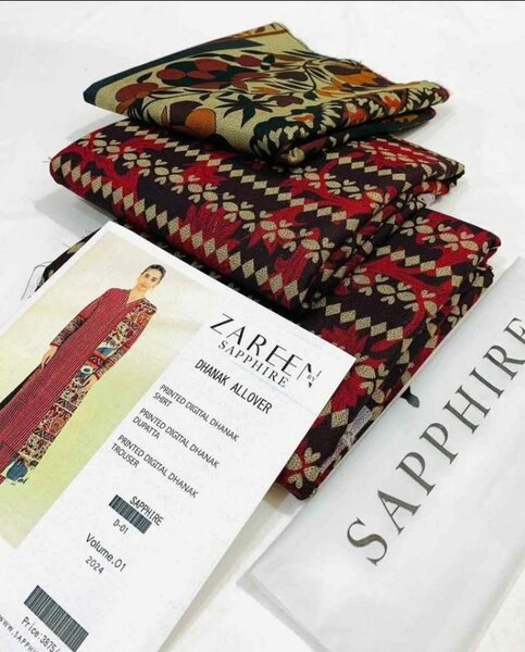 Zareen sapphire suit 3pcs