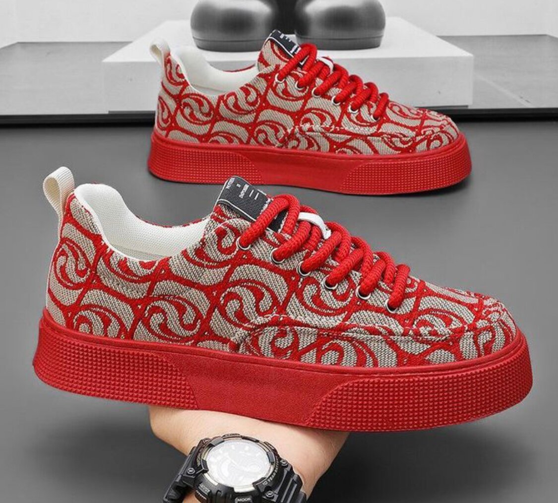 Baskets style rétro unisexes