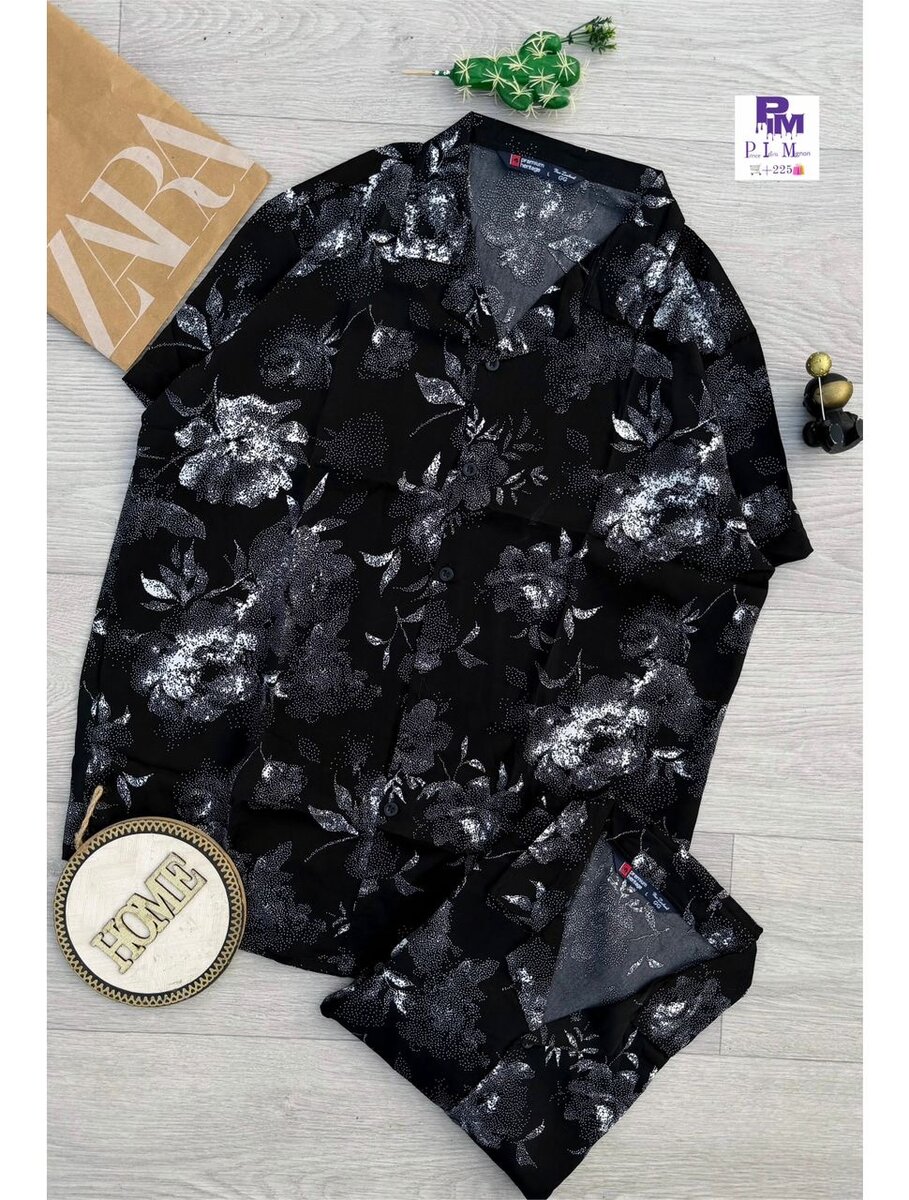 Chemise homme à motifs stylés