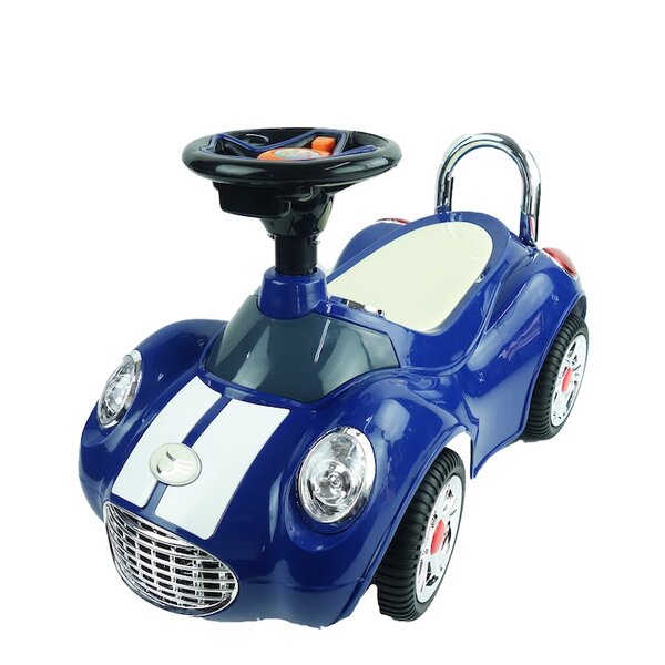 Voiture à pousser enfant bleue