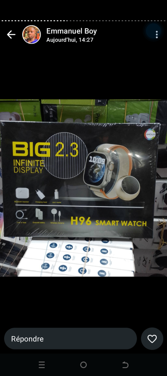 Smartwatch H96 Écran 2.3"