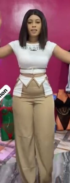 Pantalon Taille Haute Femme