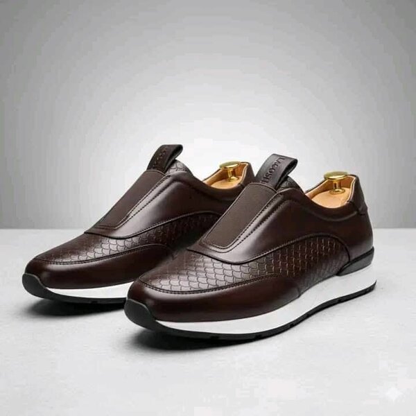 Baskets en cuir élégantes