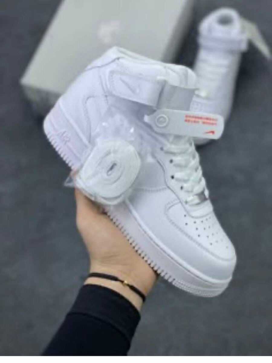 Sneakers montantes blanches