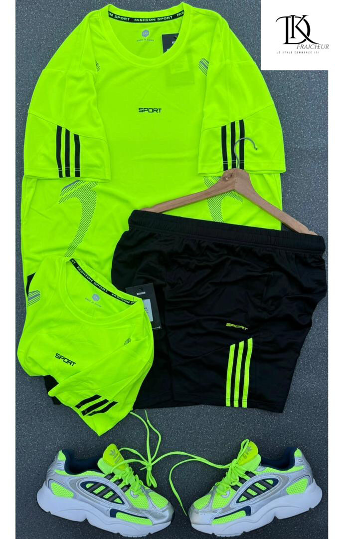 Ensemble de sport coloré