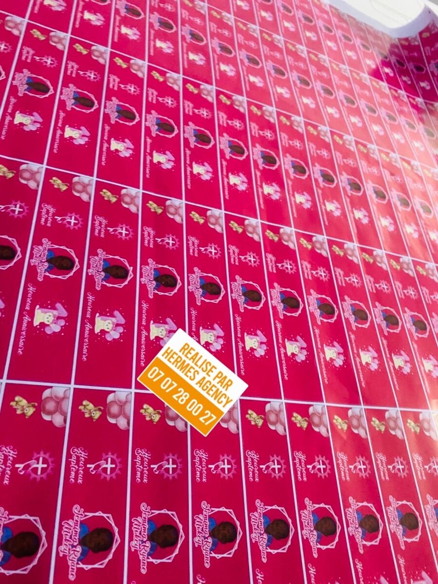 Étiquettes autocollantes personnalisées