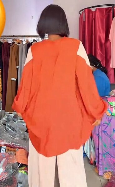 Tunique bicolore tendance