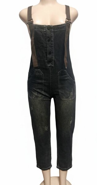 Salopette en jean pour femme