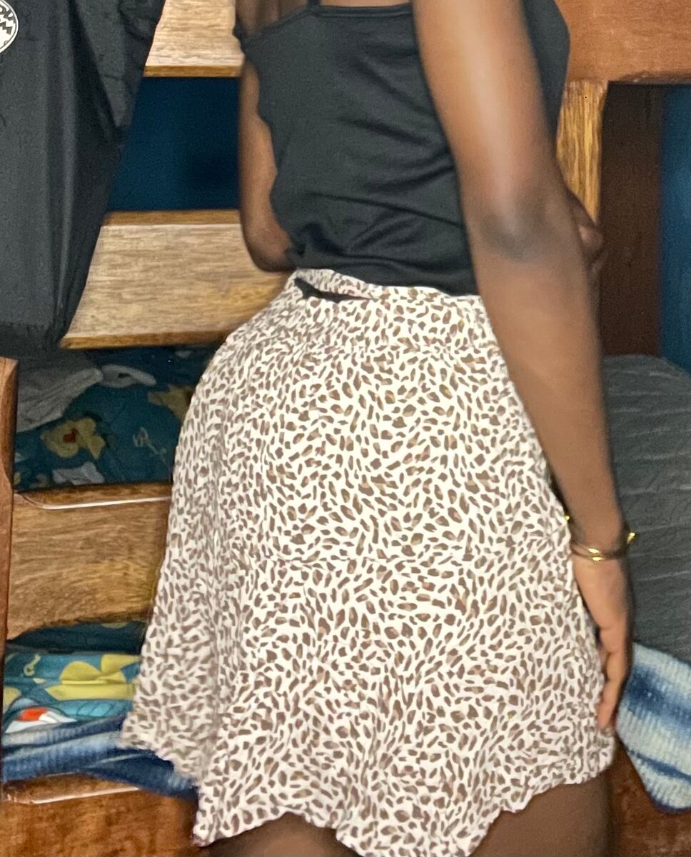 Jupe évasée à motifs chic