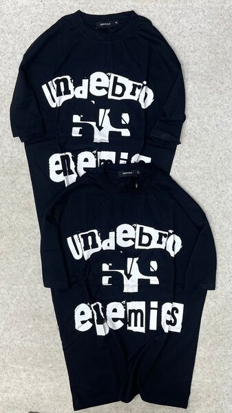 T-shirts unisex noir et blanc