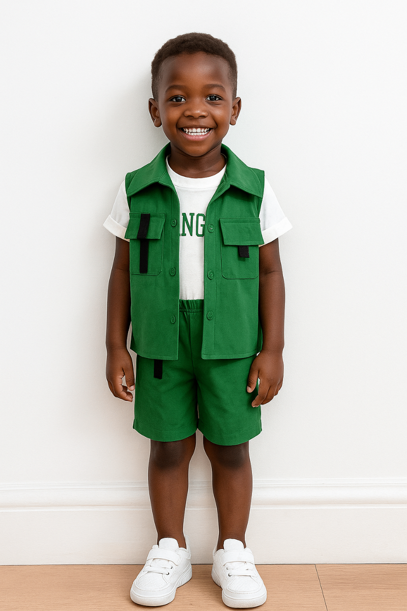 Ensemble été garçon chic