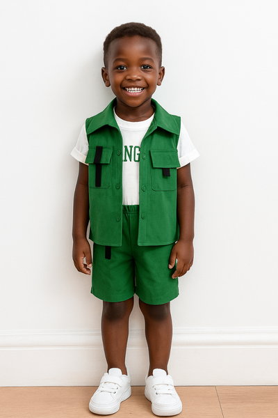 Ensemble été garçon chic