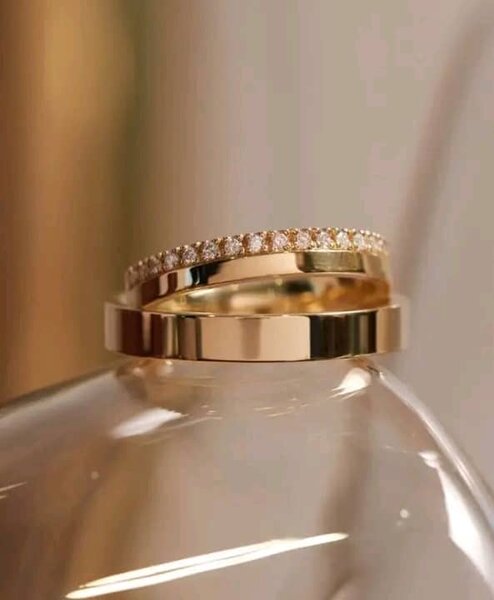 Bague en or avec diamants