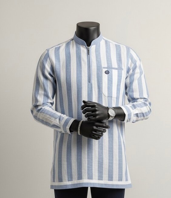 Chemise Homme Rayée Élégante
