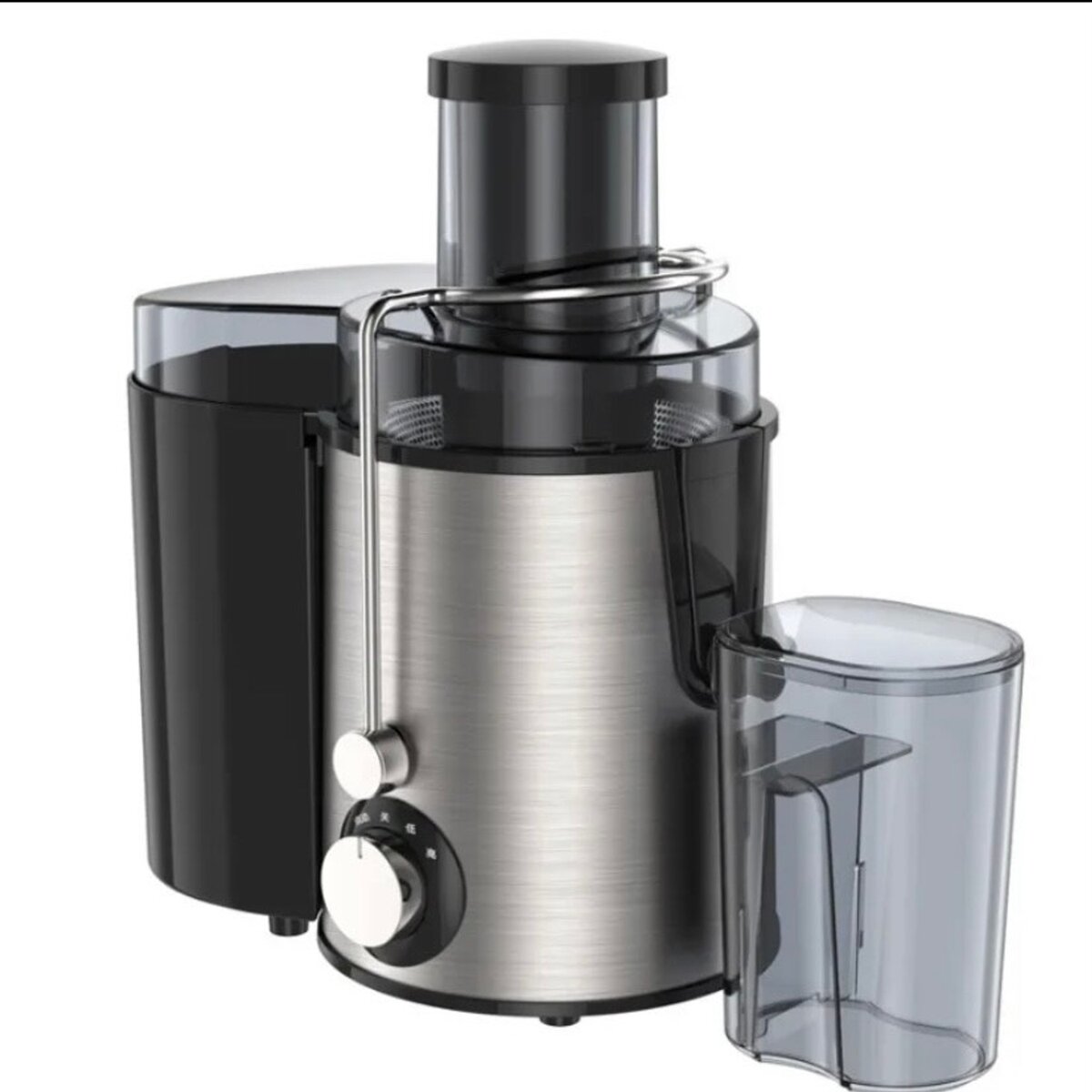 Electric Juice Extrator- Black/Silver