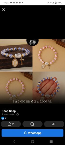 Bracelet personnalisé perles