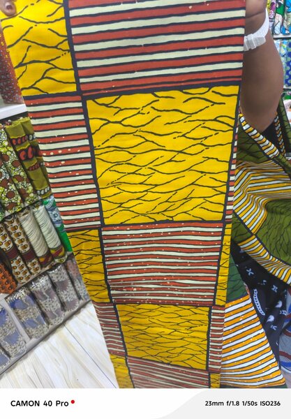 Tissu Africain Wax Coloré