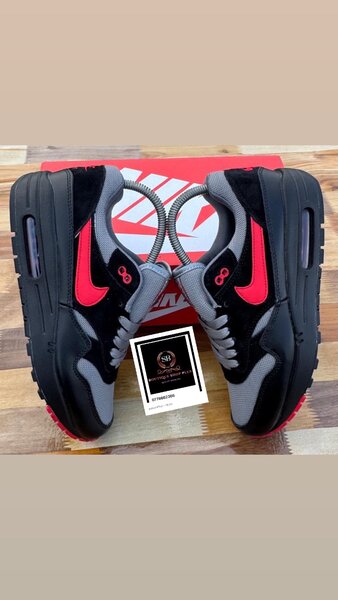 Nike Air Max Sneakers Noir Rouge