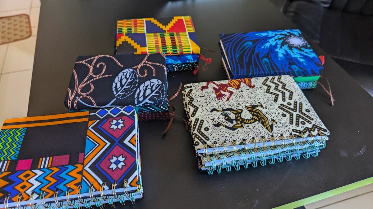 African print Note book, Diary.