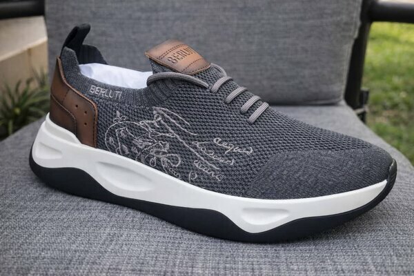 Baskets Berluti Gris Camel 40-45 promo