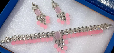 Chaandi Polish Kundan Party Set