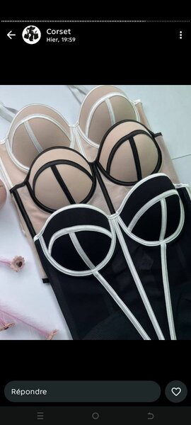 Corset bustier coloré