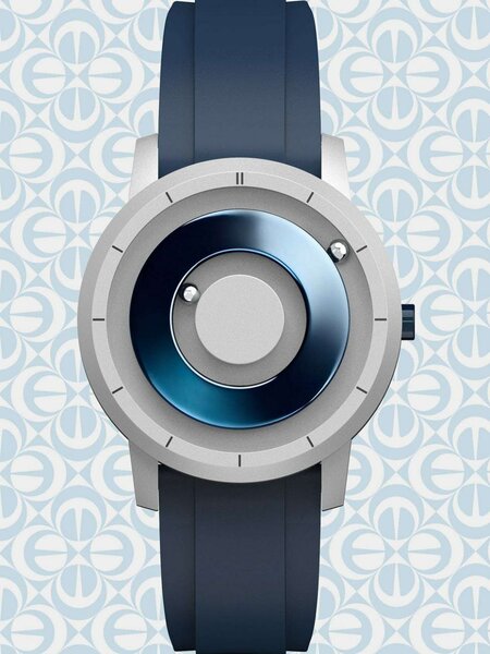 Montre design disque rotatif