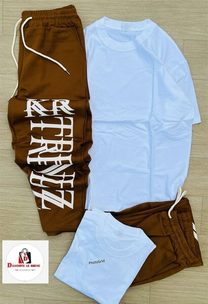 Ensemble sport casual homme