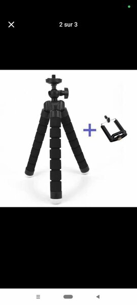 Trépied flexible pour smartphone