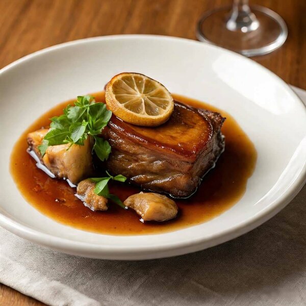 Côtes de porc braisées gourmandes
