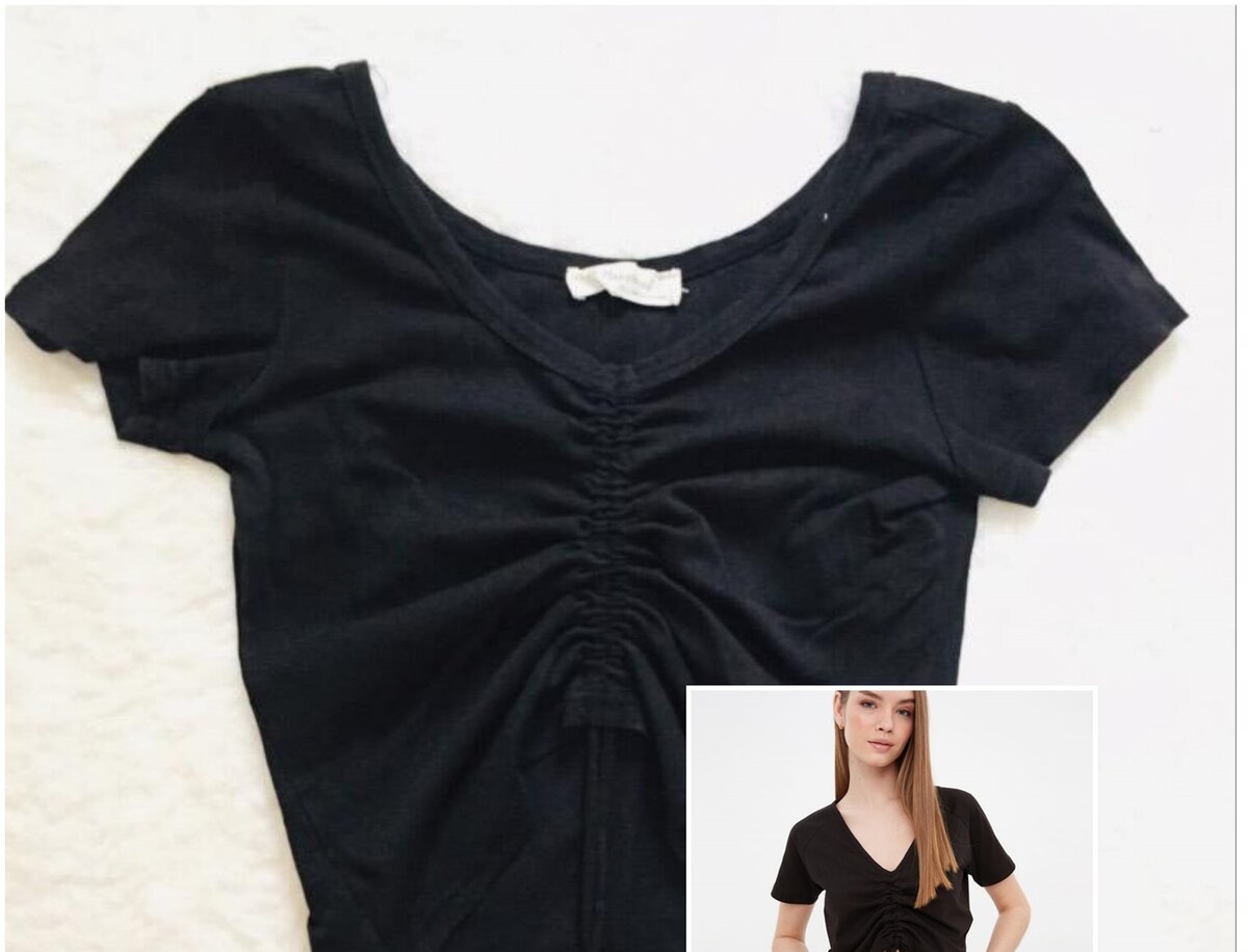 Salaula crop tops and tops