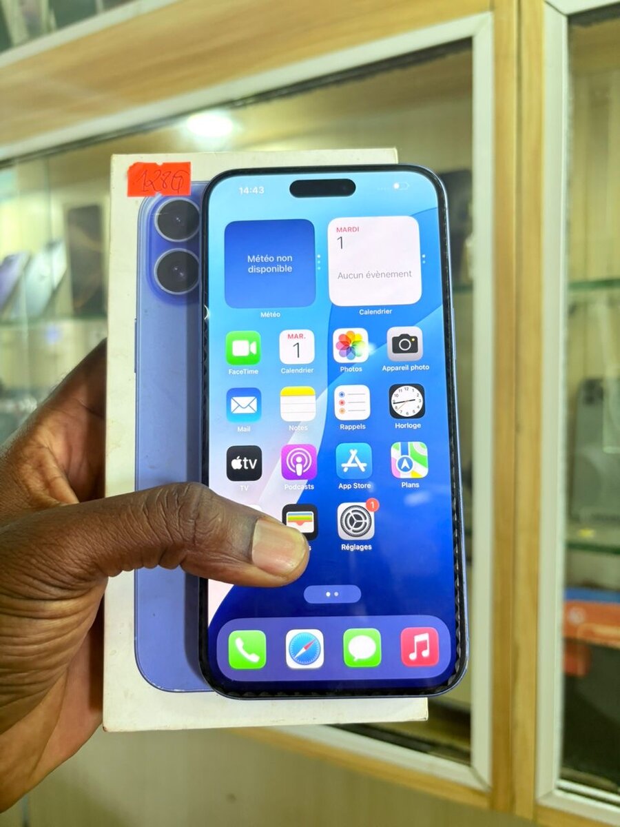 iPhone 16  Bleu 256Go