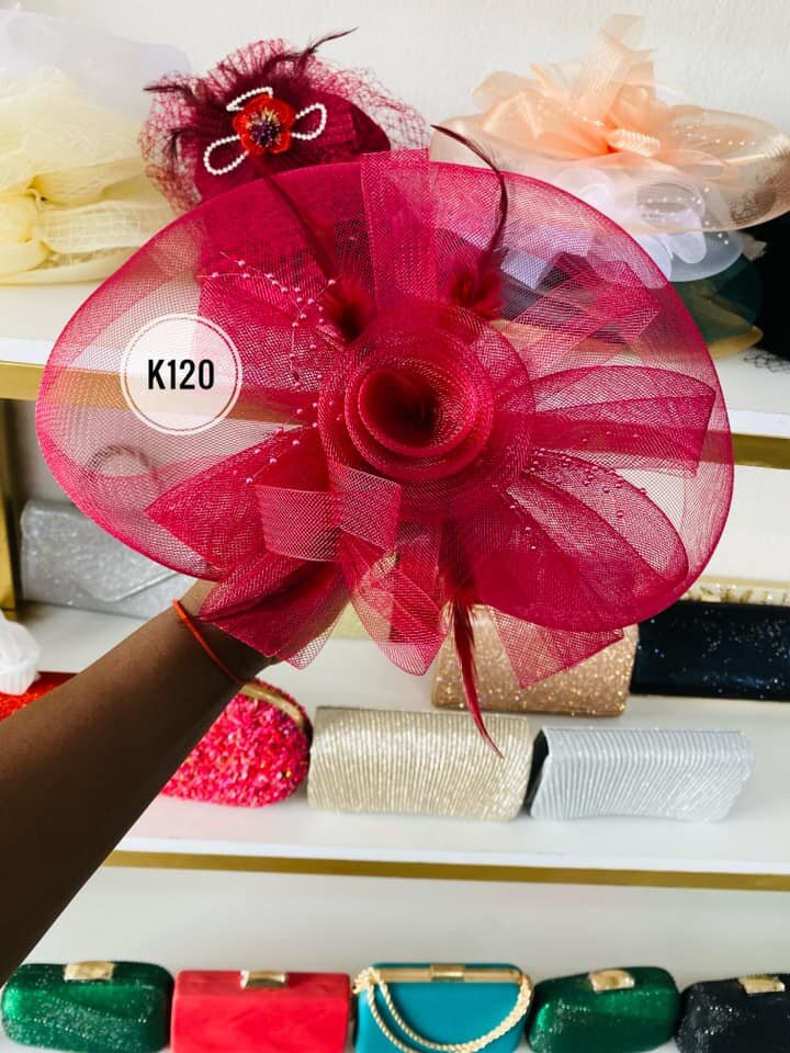 Beautiful   red hair ornament