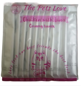 Creamy Lickable Treat For Cats &Dogs- The Pet Love - Chicken