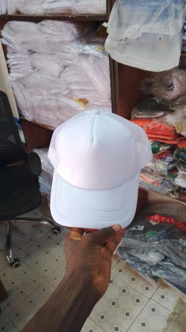 Casquette filet Blanc/Noir