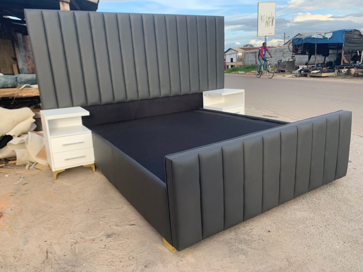 Bed , head and side drawers