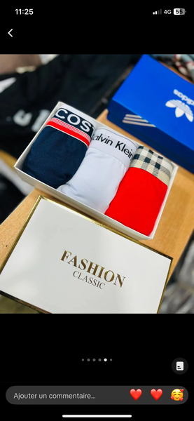 Coffret de boxers homme