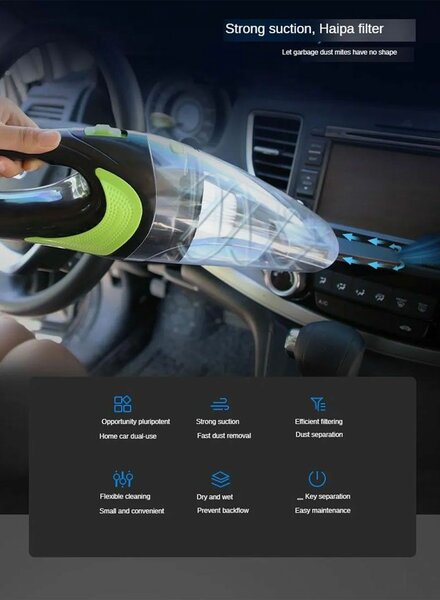 HANDHELD CORDLESS USB CHARGER CYCLONIC Vacuum